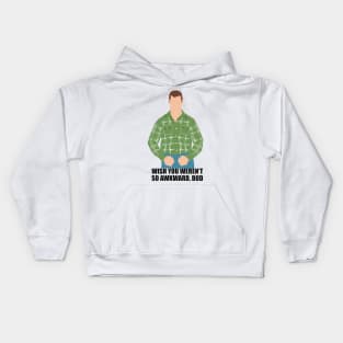 Wish you weren't so awkward, Bud. Letterkenny Kids Hoodie